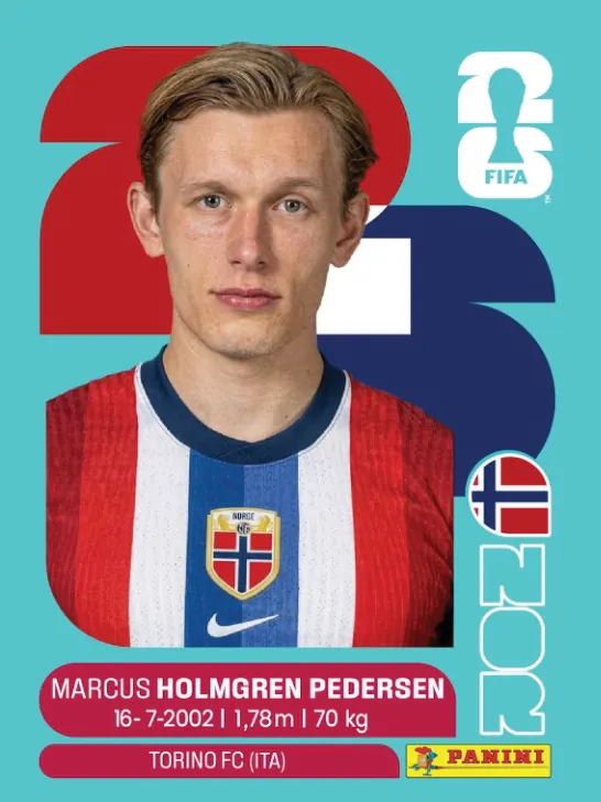 Figurinha NOR6 — Noruega
