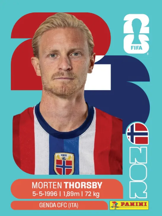 Figurinha NOR9 — Noruega