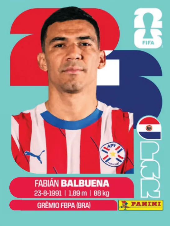 Figurinha PAR5 — Paraguai