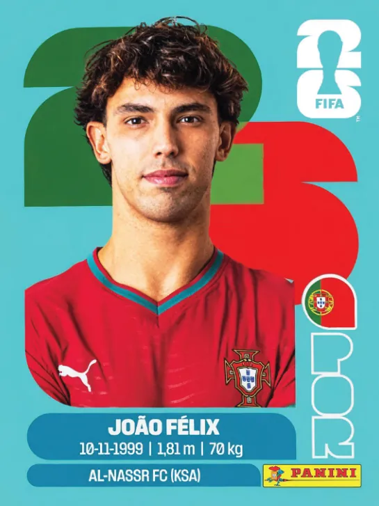 Figurinha POR17 — Portugal