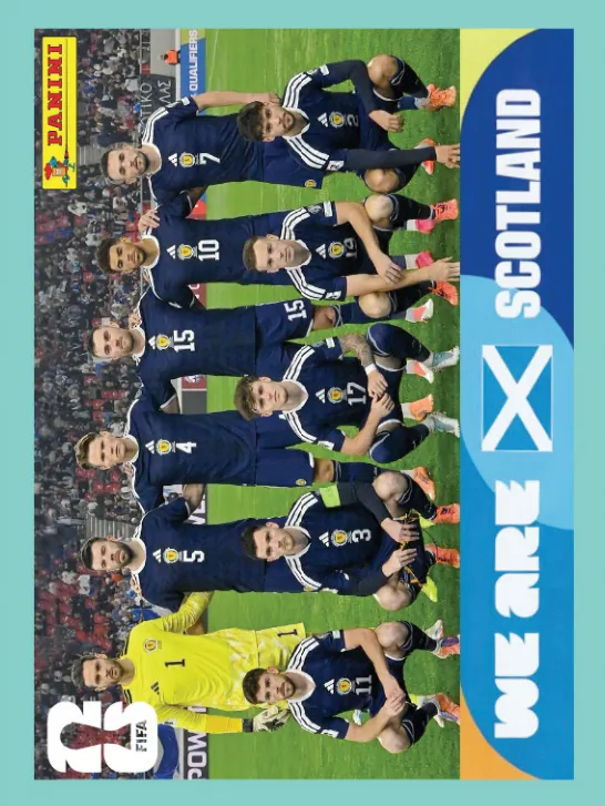 Figurinha SCO13 — Escócia