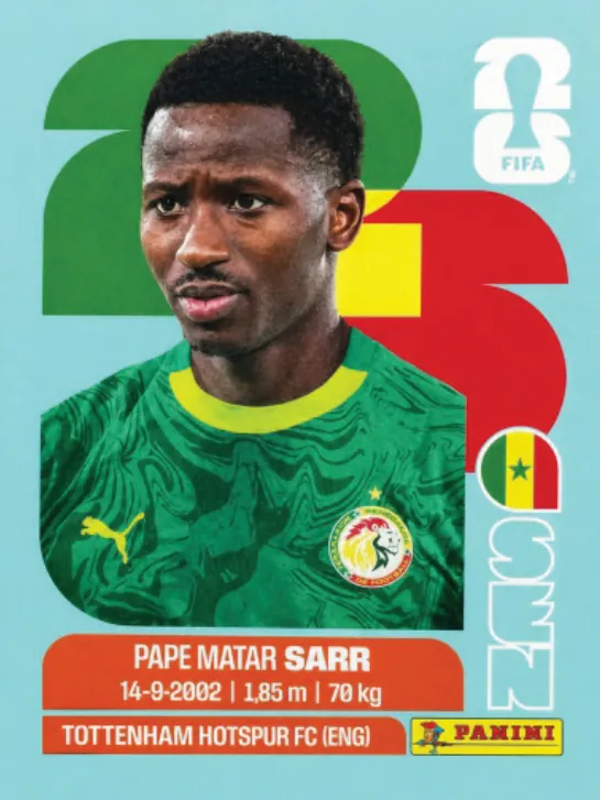 Figurinha SEN10 — Senegal