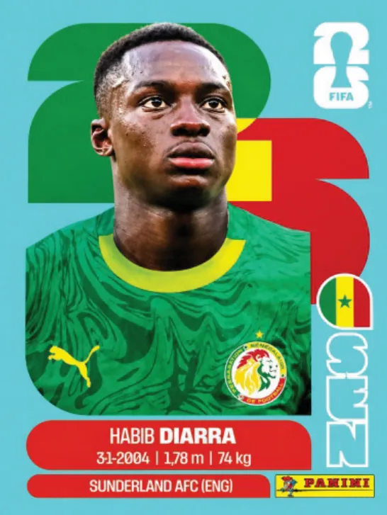 Figurinha SEN12 — Senegal
