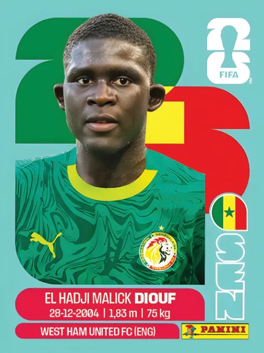 Figurinha SEN7 — Senegal