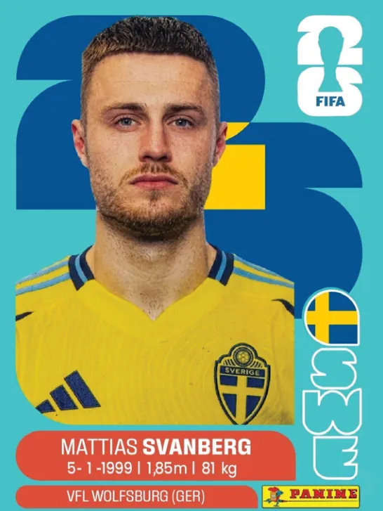 Figurinha SWE12 — Suécia