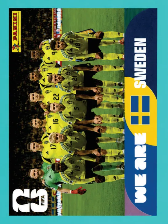 Figurinha SWE13 — Suécia