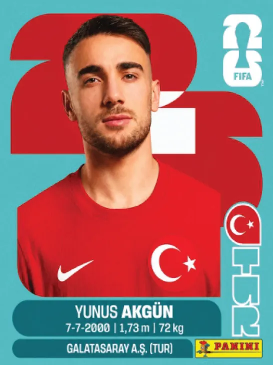 Figurinha TUR16 — Turquia