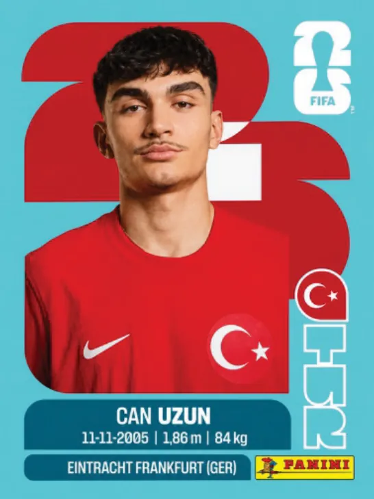 Figurinha TUR17 — Turquia