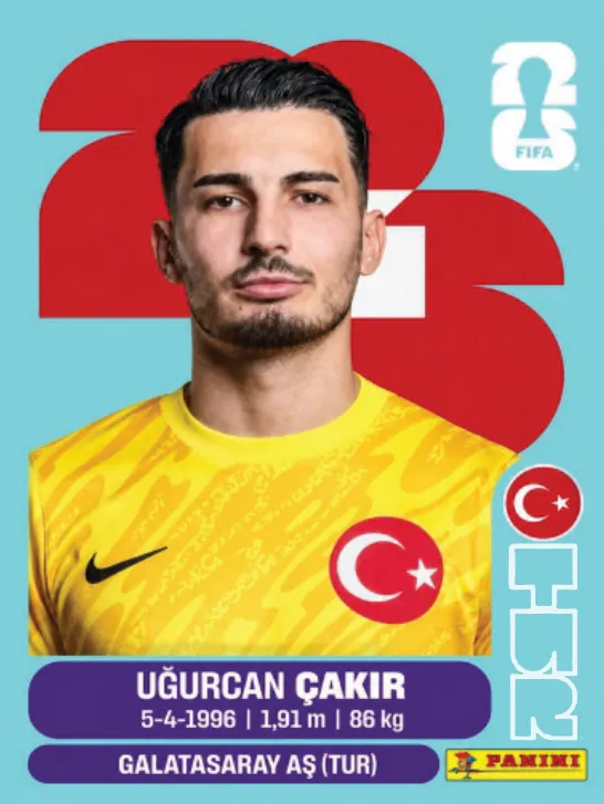 Figurinha TUR2 — Turquia