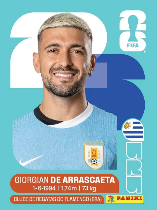 Figurinha URU11 — Uruguai