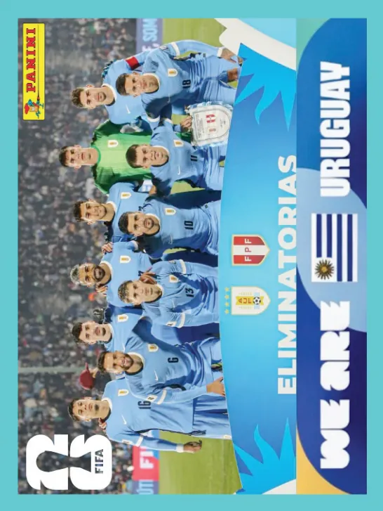 Figurinha URU13 — Uruguai