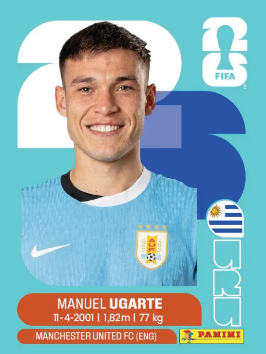 Figurinha URU14 — Uruguai