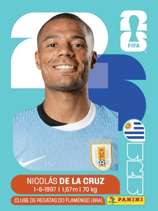 Figurinha URU15 — Uruguai