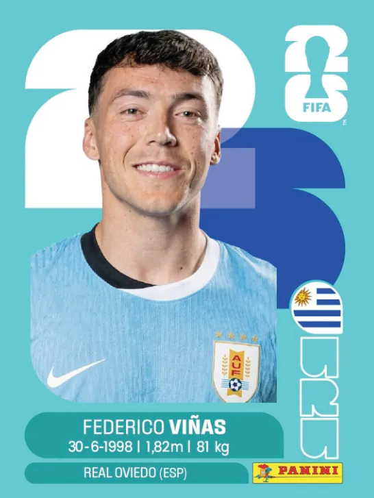 Figurinha URU18 — Uruguai
