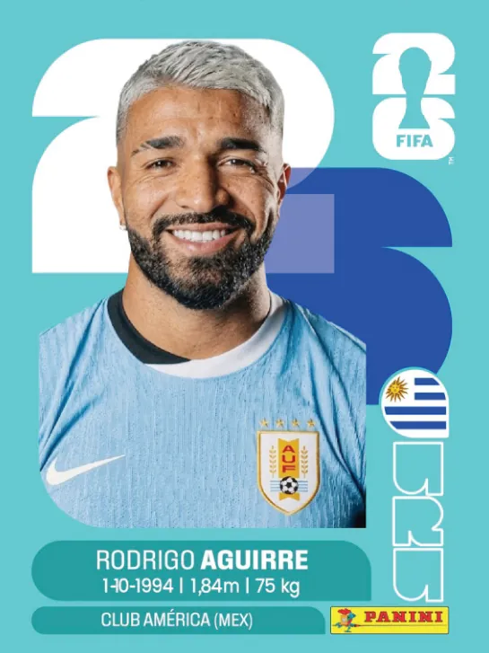 Figurinha URU19 — Uruguai