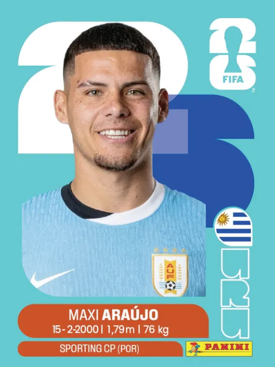 Figurinha URU4 — Uruguai