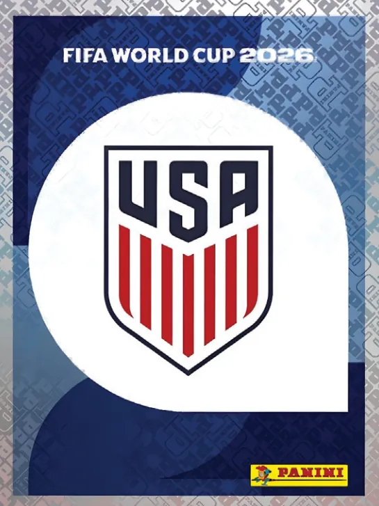 Figurinha USA1 — Estados Unidos