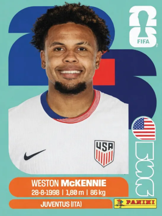 Figurinha USA10 — Estados Unidos