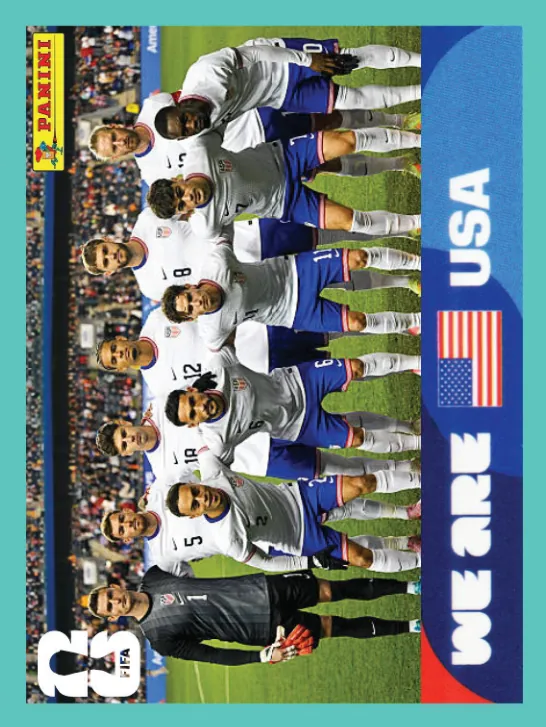 Figurinha USA13 — Estados Unidos