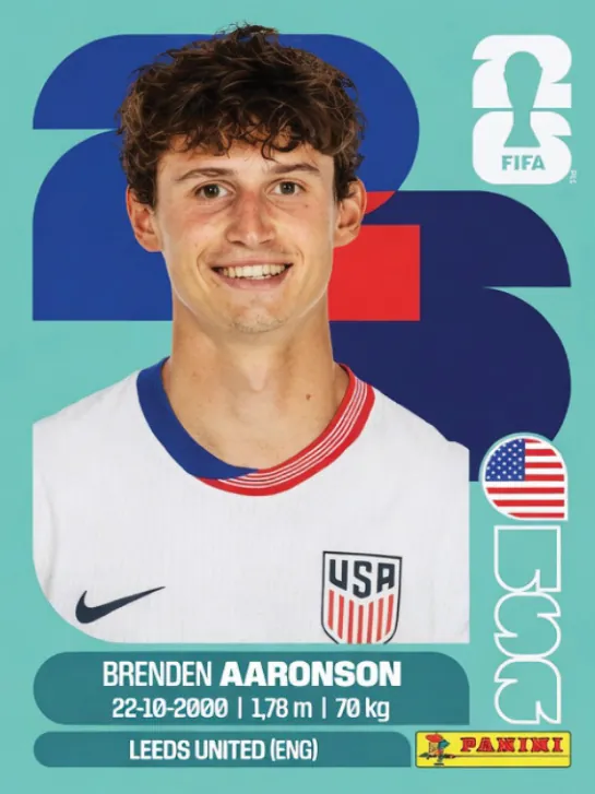 Figurinha USA17 — Estados Unidos