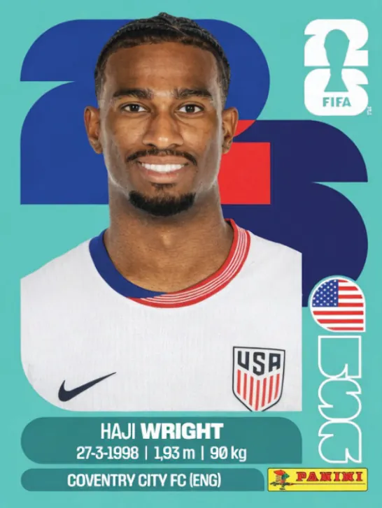Figurinha USA19 — Estados Unidos