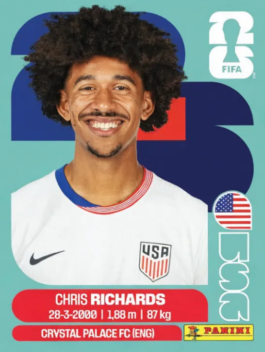Figurinha USA3 — Estados Unidos