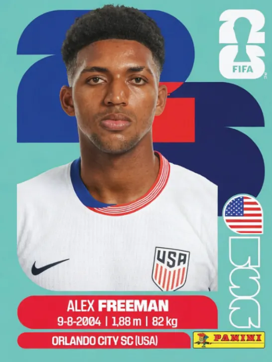 Figurinha USA6 — Estados Unidos