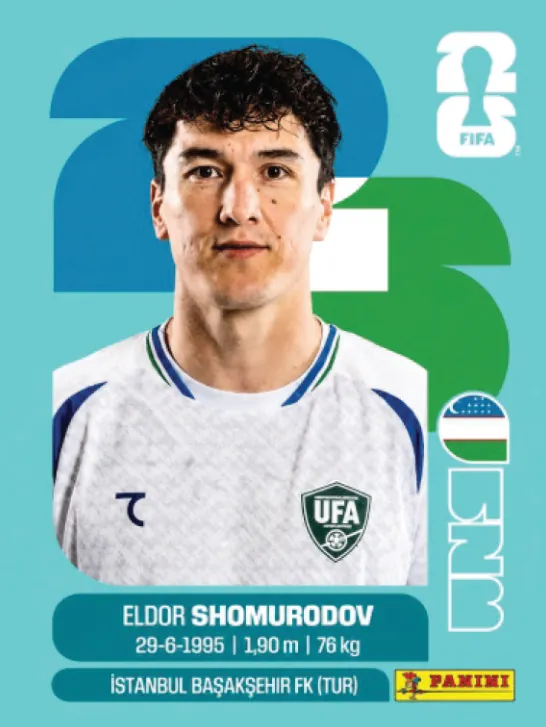Figurinha UZB16 — Uzbequistão