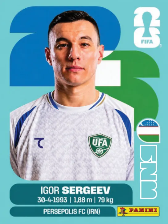 Figurinha UZB19 — Uzbequistão